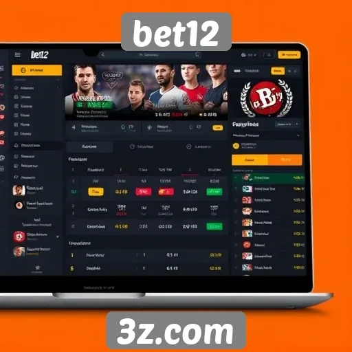 Interface do usuário e experiência no bet12